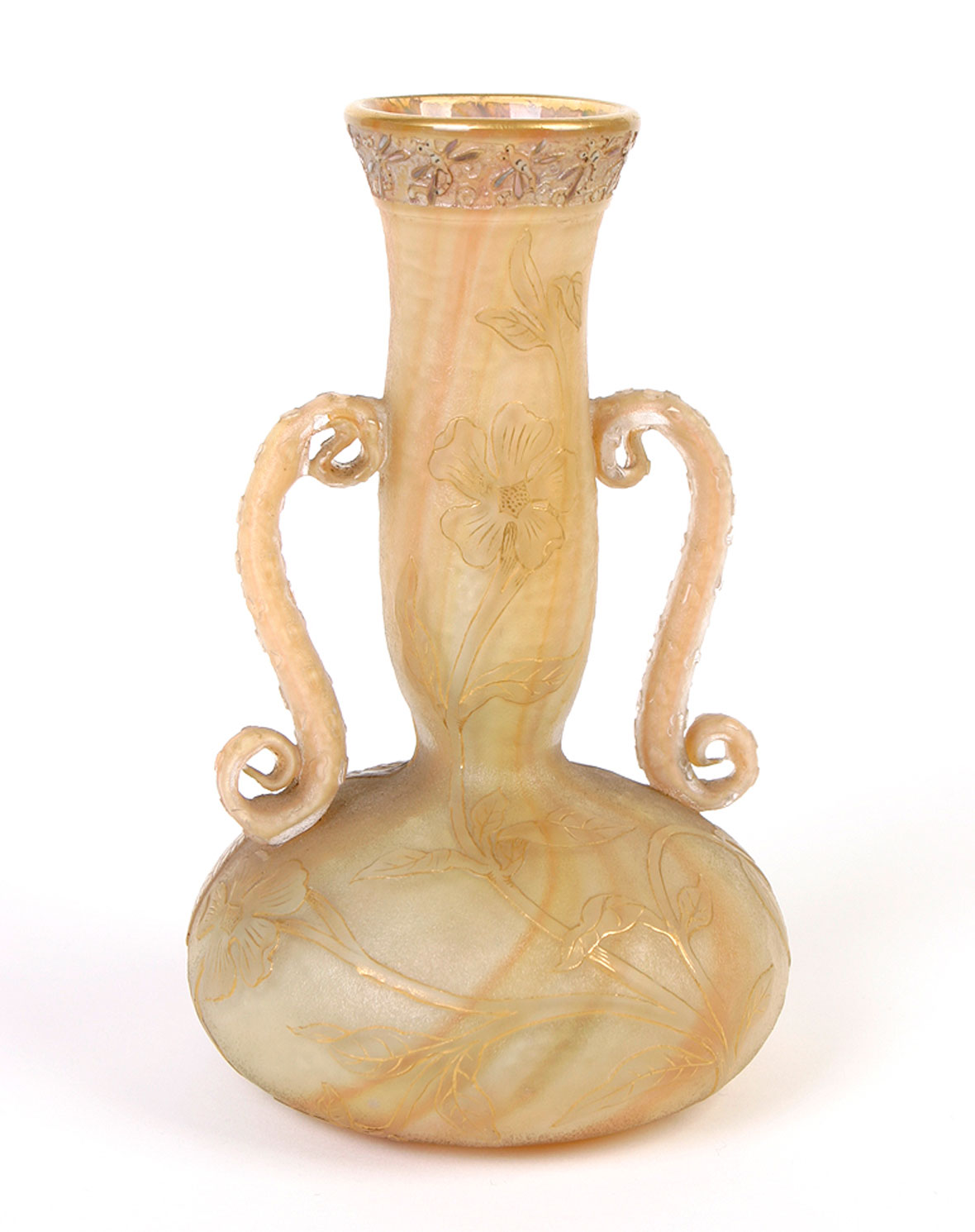 Daum Dragonfly Vase